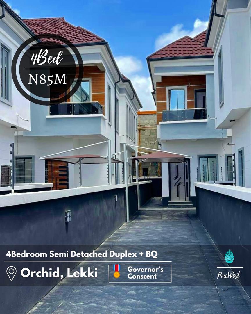 4 Bedroom semi detached duplex